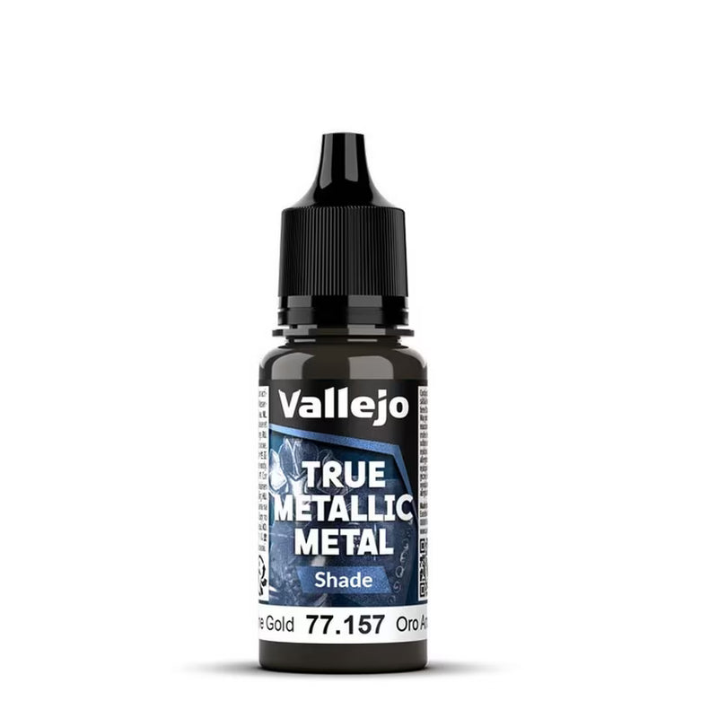 Vallejo True Metallic Metal Shade - Arcane Gold - 18ml