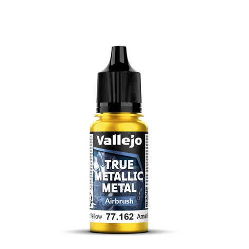 Vallejo True Metallic Metal Airbrush - Radiant Yellow - 18ml