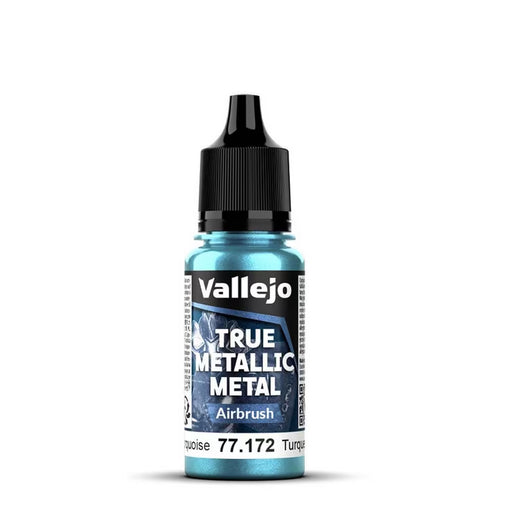 Vallejo True Metallic Metal Airbrush - Hydra Turquoise - 18ml