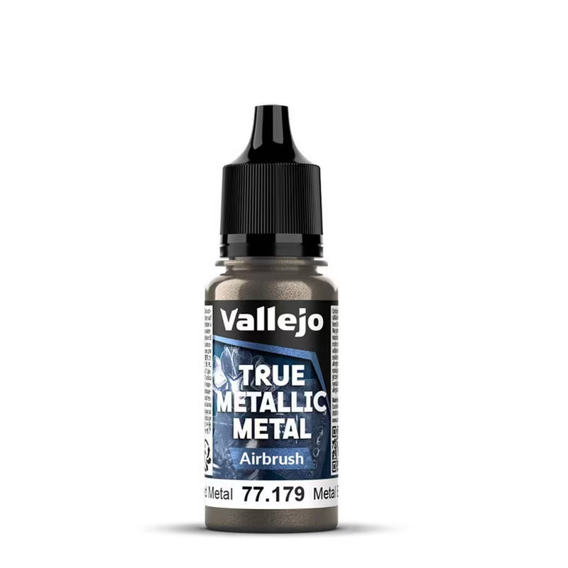 Vallejo True Metallic Metal Airbrush - Aged Metal - 18ml