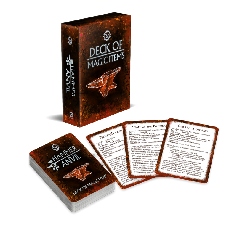 Vault 5e: Hammer & Anvil Magic Item Deck