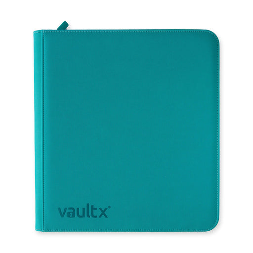 Vault X 12-Pocket Exo-Tec Zip Binder - Ocean Blue