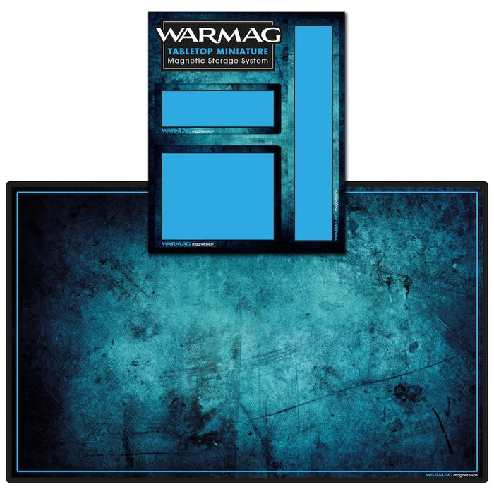 WarMag Printed Base Sheet - Azure Storm