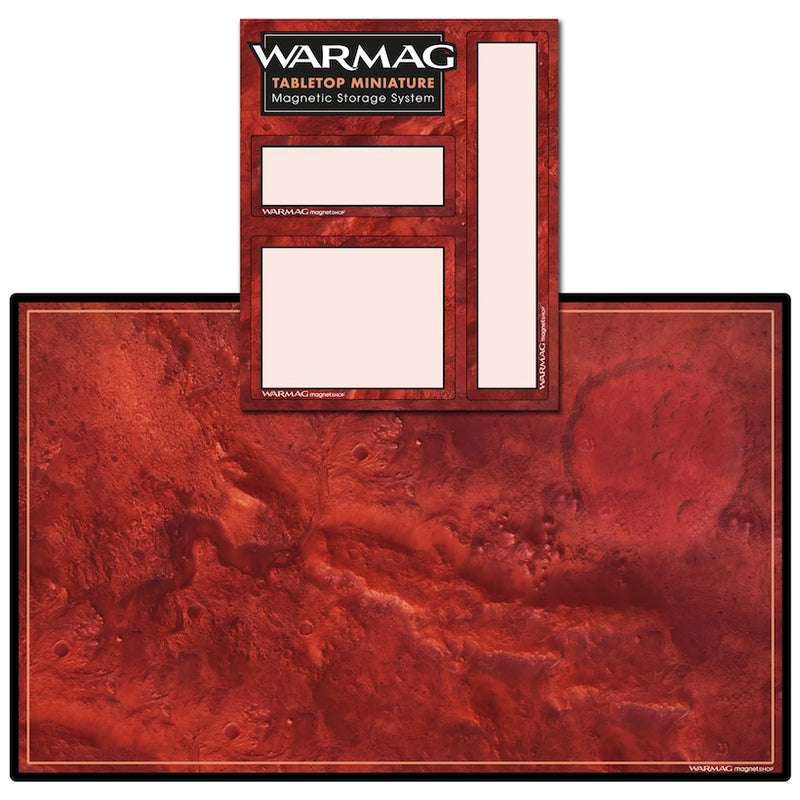 WarMag Printed Base Sheet - Mars Attack