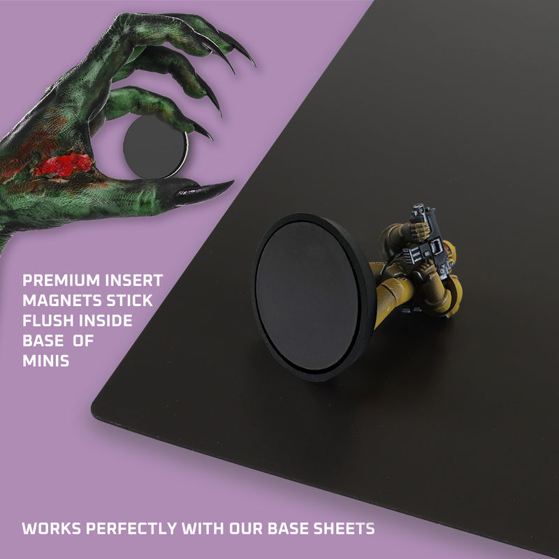 WarMag Hi-Grip Inner Base Magnets for 40mm Round Bases (Pack of 40)