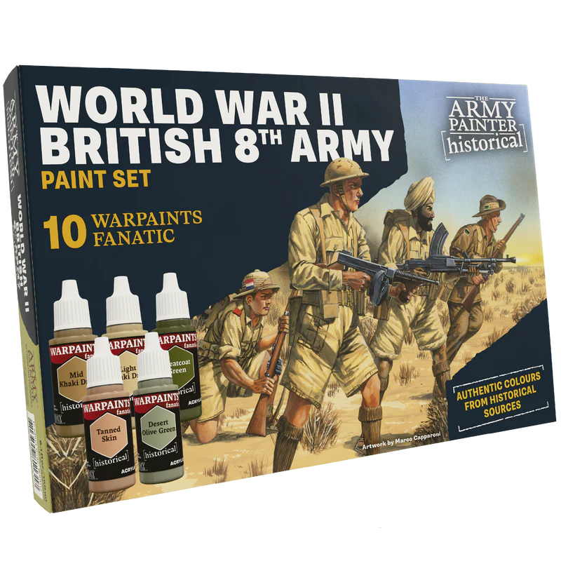 Historical: WWII British 8th Army Paint Set