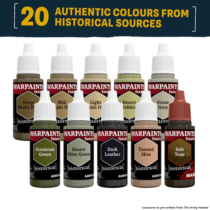 Historical: WWII British 8th Army Paint Set