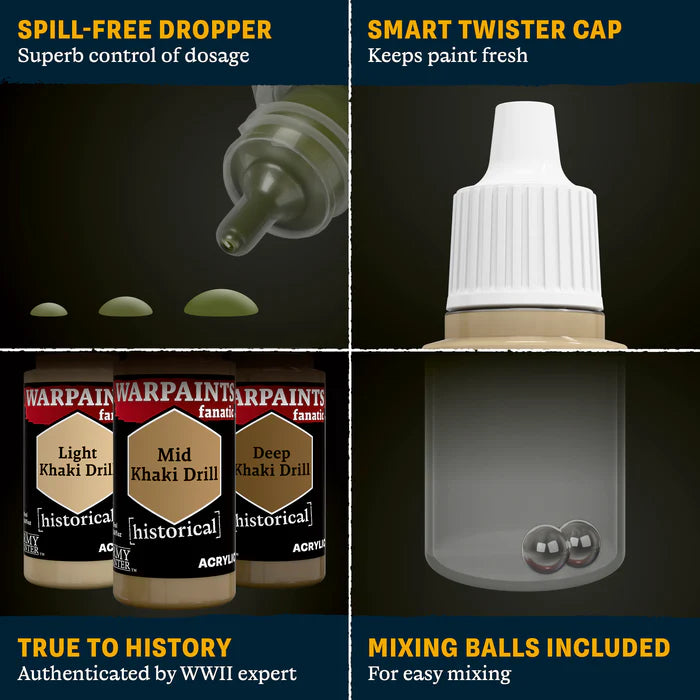Historical: WWII British 8th Army Paint Set