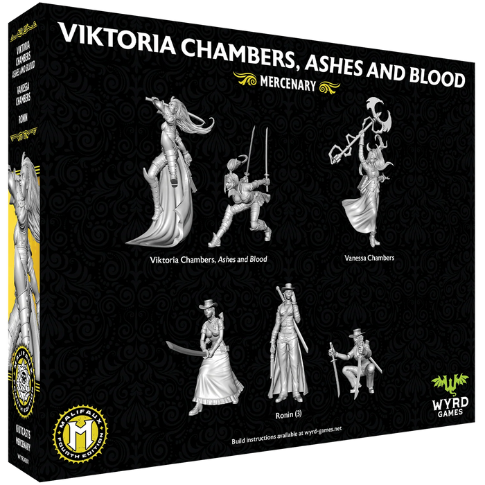 Malifaux 4th Edition - Viktoria Chambers, Ashes and Blood
