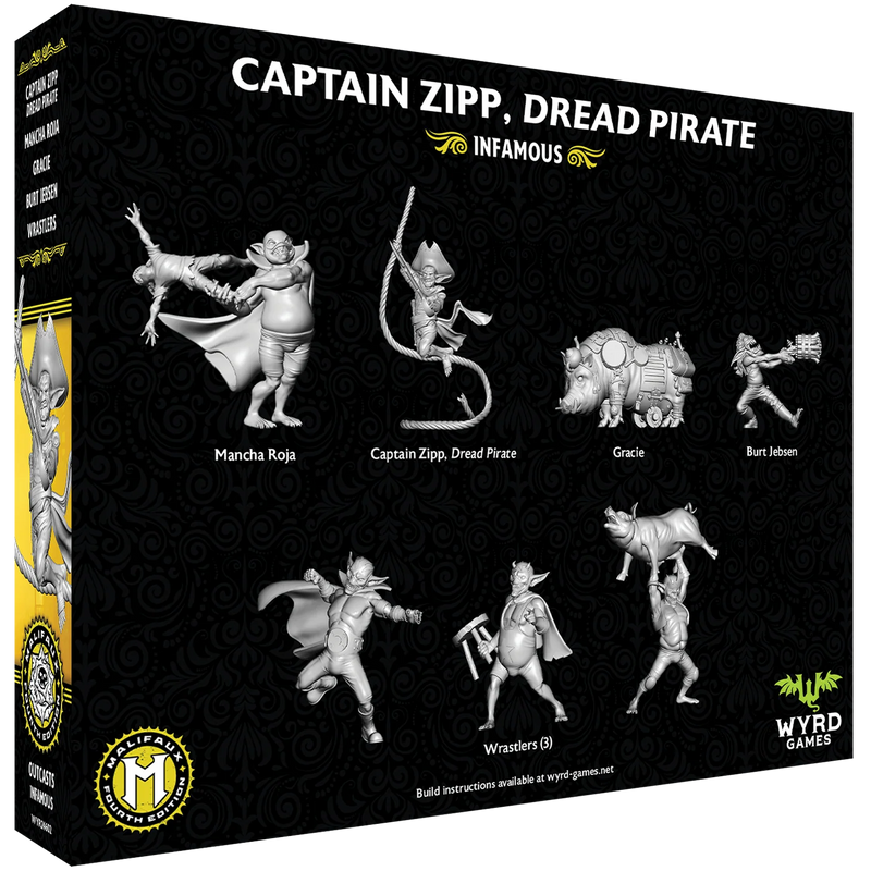 Malifaux 4th Edition - Captain Zipp, Dread Pirate