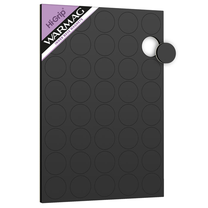 WarMag Hi-Grip Inner Base Magnets for 40mm Round Bases (Pack of 40)