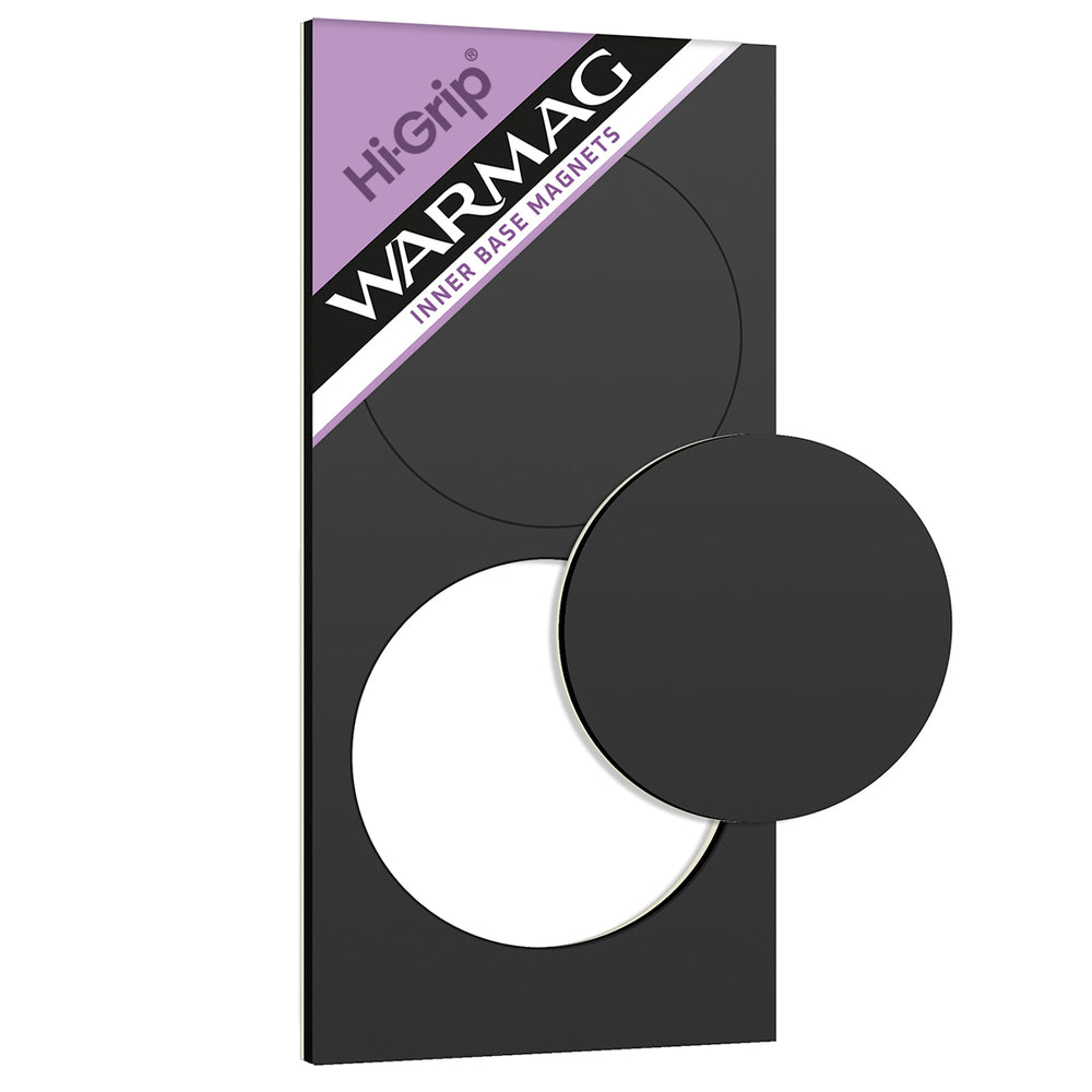 WarMag Hi-Grip Inner Base Magnets for 60mm Round Bases (Pack of 2)