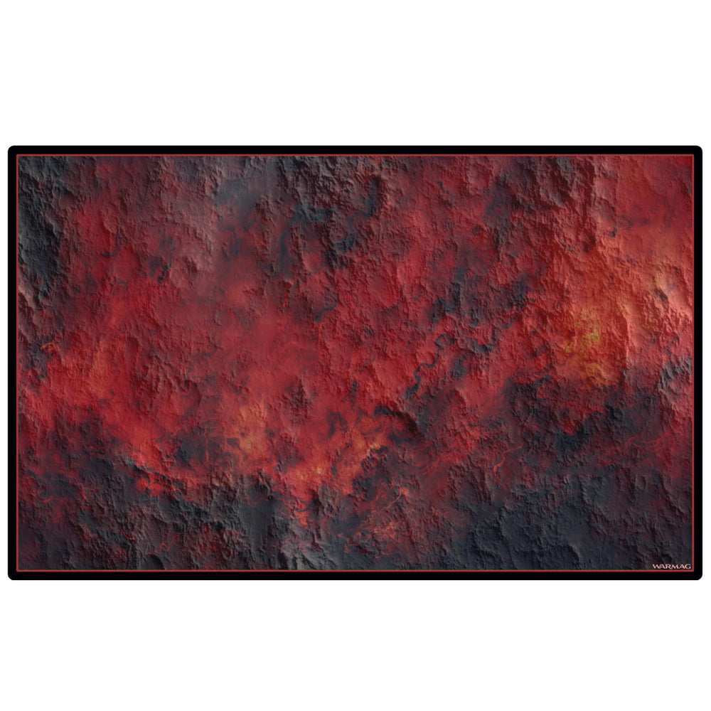 WarMag Printed Base Sheet - Red Rum