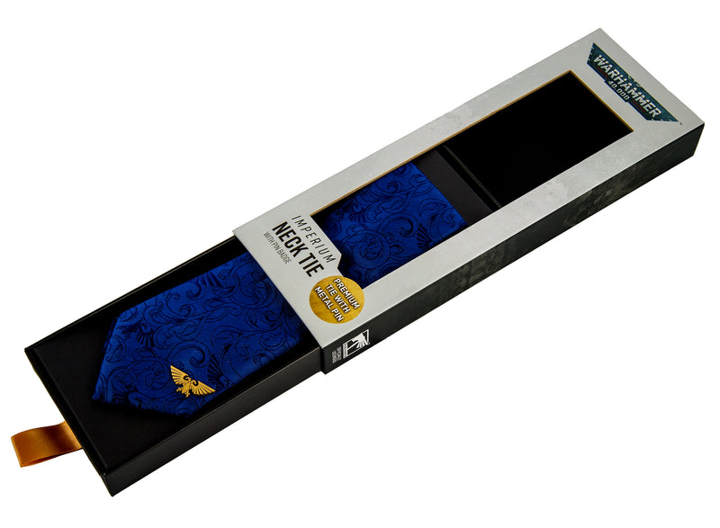 Warhammer 40,000: Imperium Neck Tie with Pin Badge