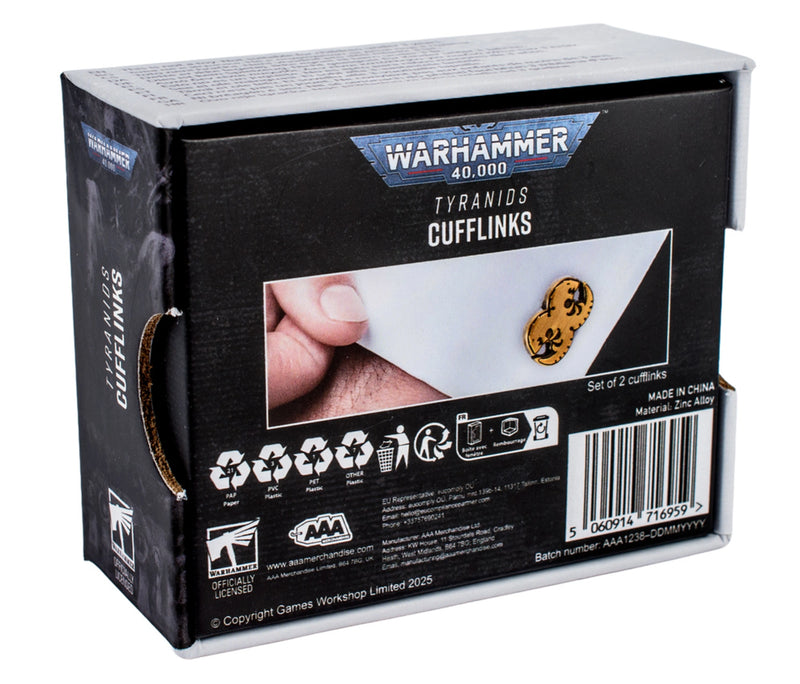 Warhammer 40,000: Tyranids Cufflinks