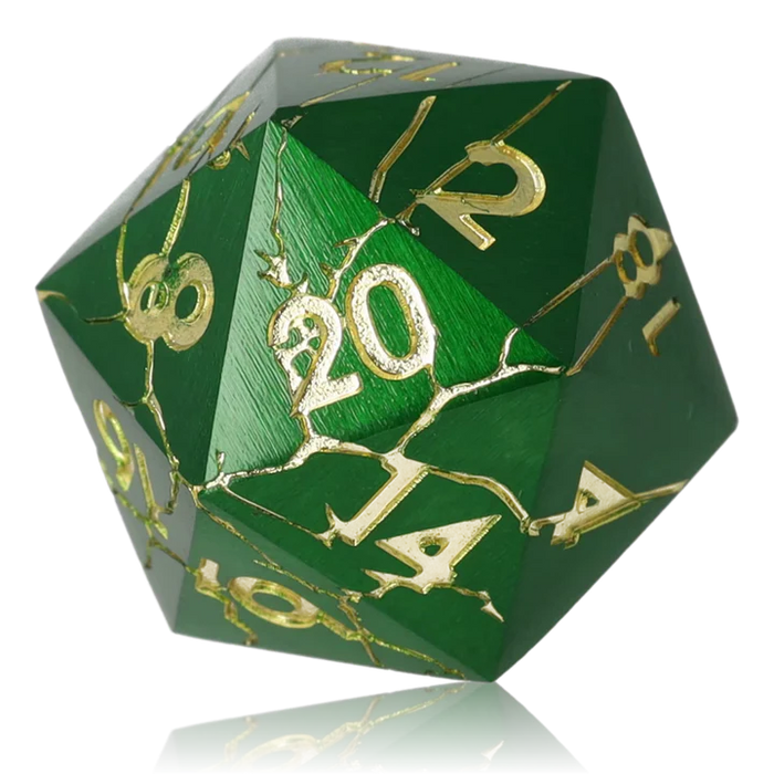 CritStones Wildlight Break Metal RPG Dice Set (7pcs)