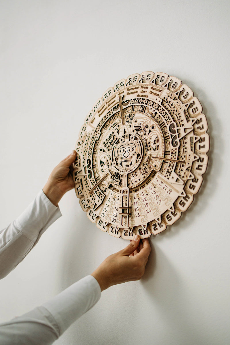 Wood Trick Mayan Calendar