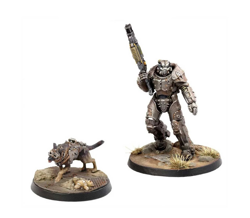Fallout Wasteland Warfare - X-01 Survivor & Dogmeat