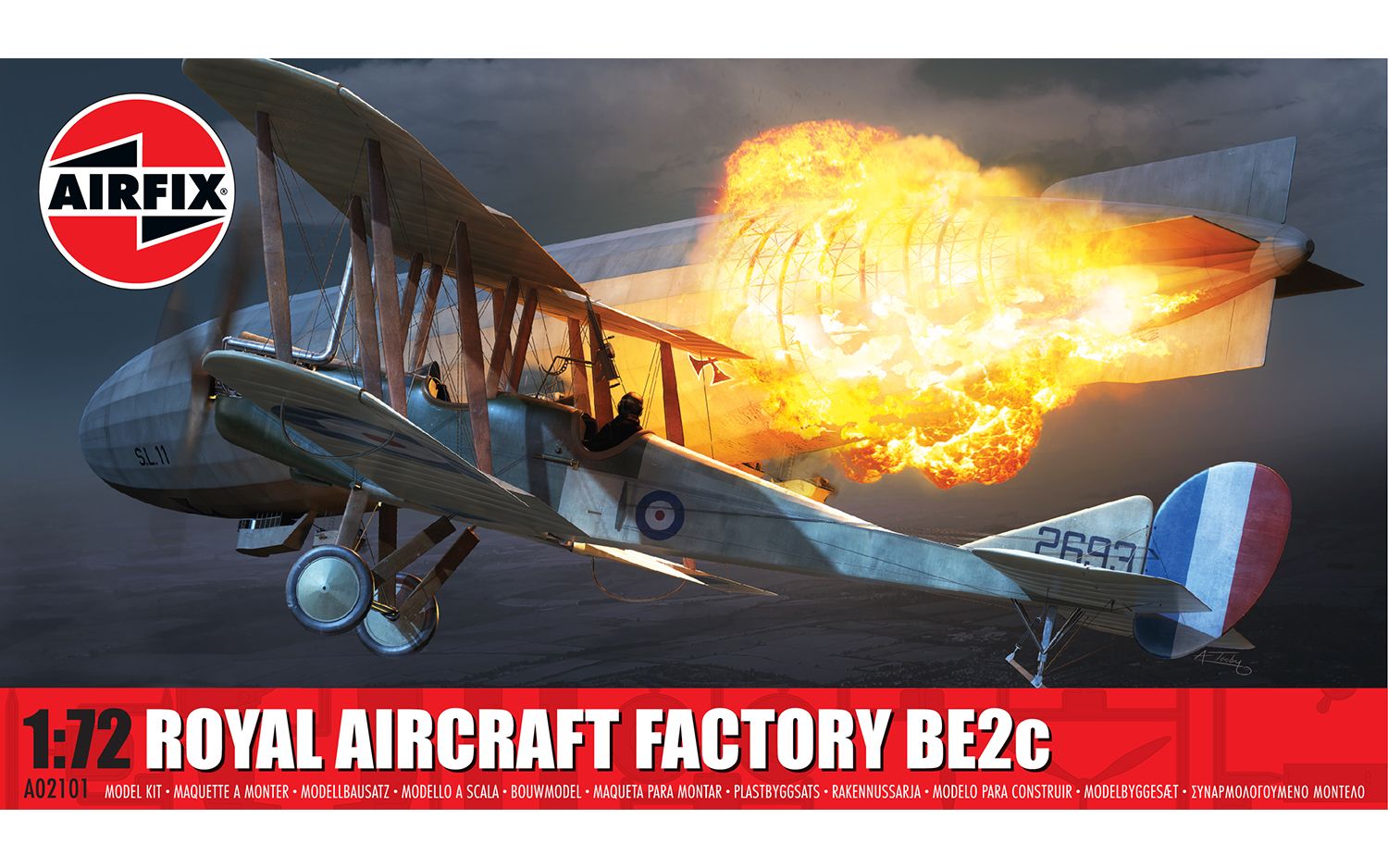 Airfix Royal Aircraft Factory BE2c 1:72