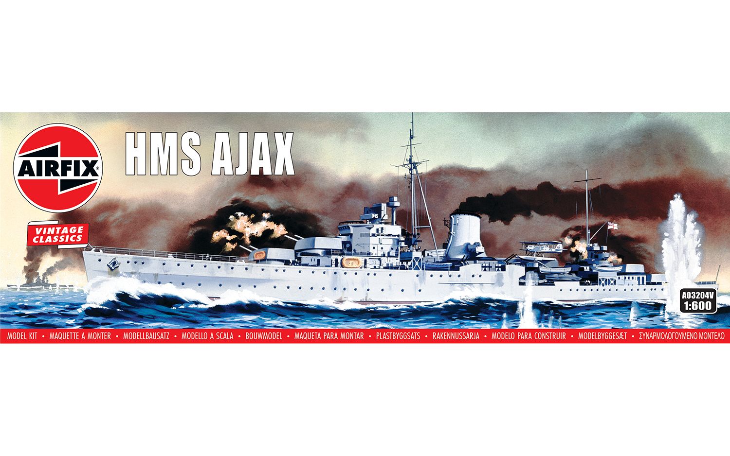 Airfix Vintage Classics - HMS Ajax 1:600