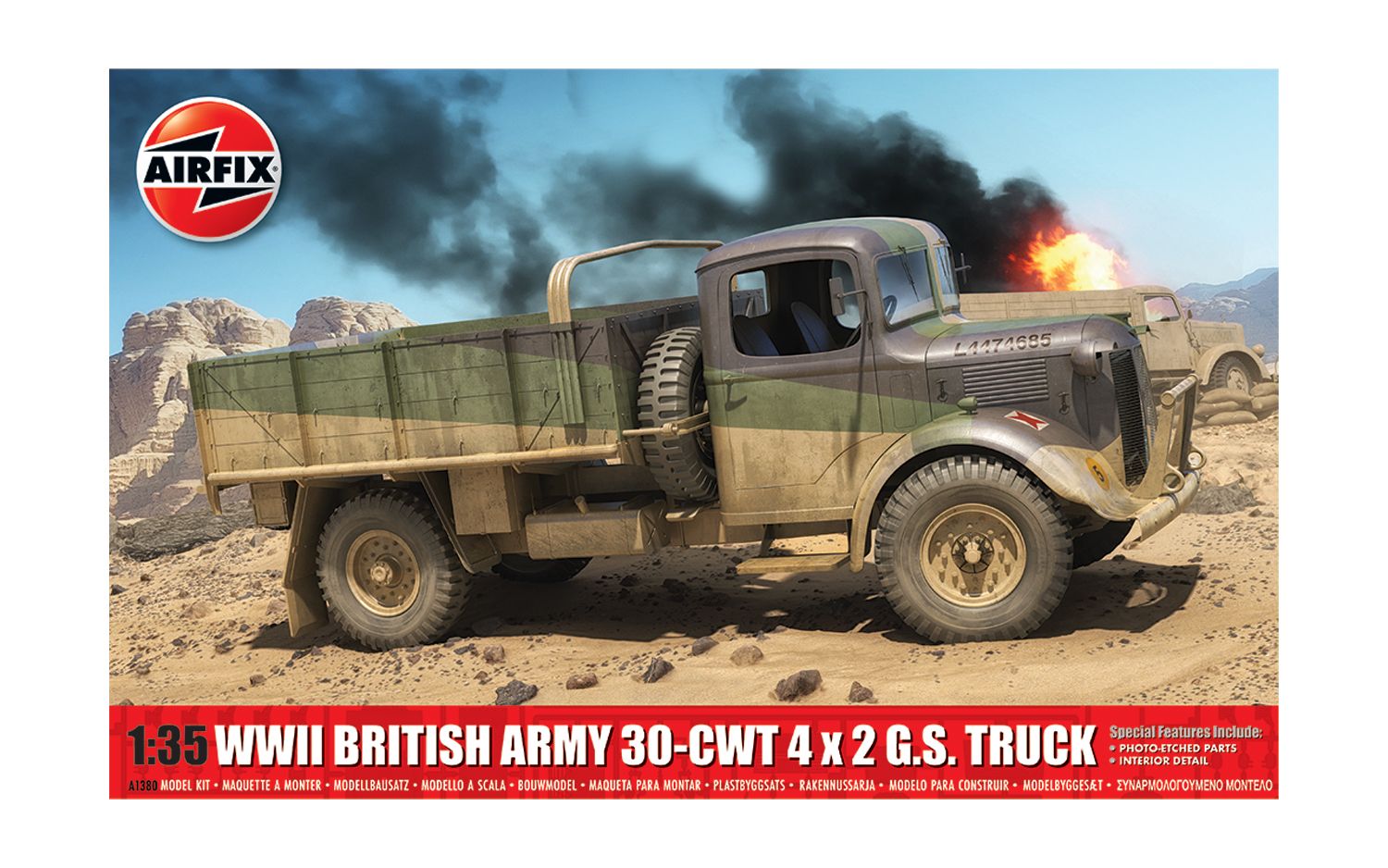 Airfix WWII British Army 30-cwt 4x2 GS Truck 1:35