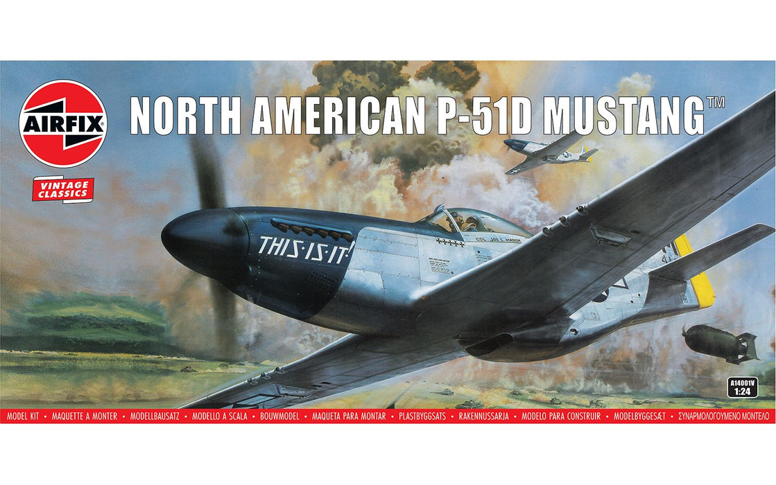 Airfix VIntage Classics North American P-51D Mustang 1:24