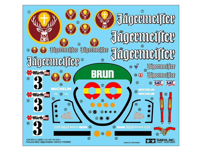 Porsche 962C Jagermeister (1:24)