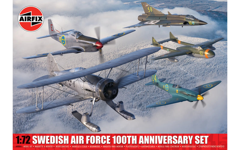 Airfix Swedish Air Force 100th Anniversary Set (1:72) | Scale Model Kit