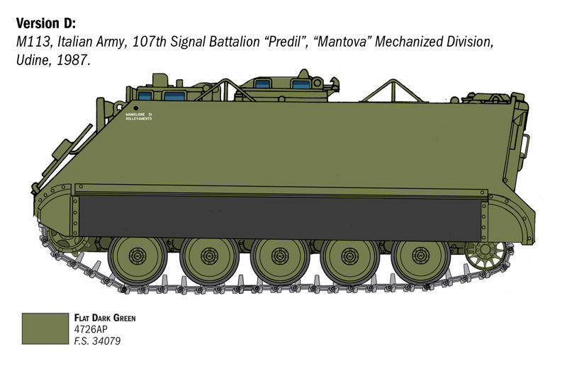 Italeri M113A1 Armoured Personnel Carrier 1:35