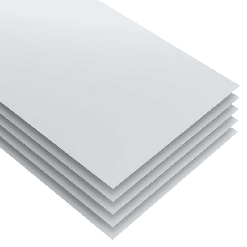 ABS Plasticard Sheets - Plain A4 0.25mm (5 Sheets)