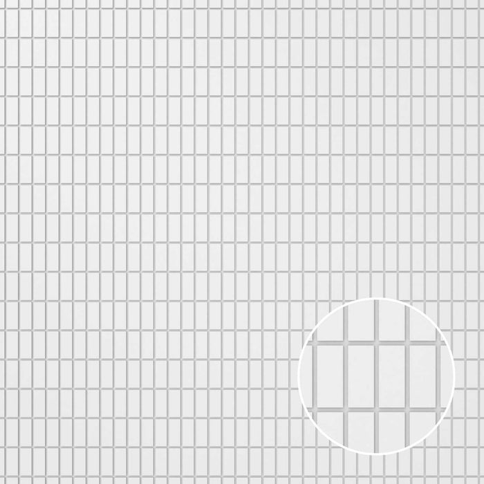 ABS Plasticard - Medium Rectangles Textured Sheet - A4