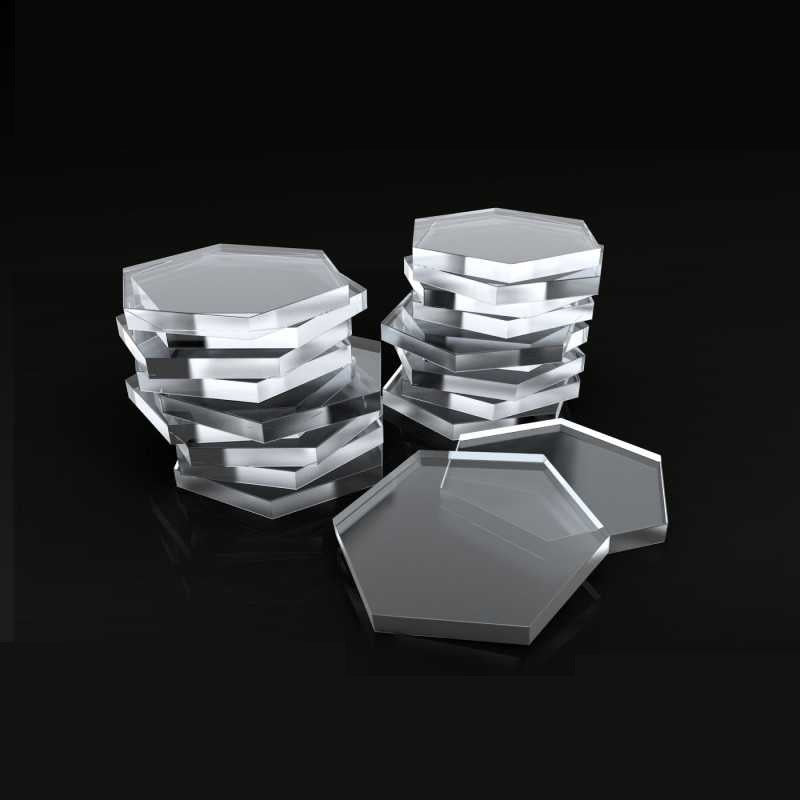 Acrylic Bases - Hexagonal 30mm Transparent