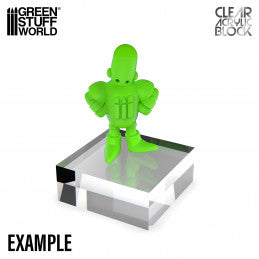 Acrylic Display Block 100x100x30mm