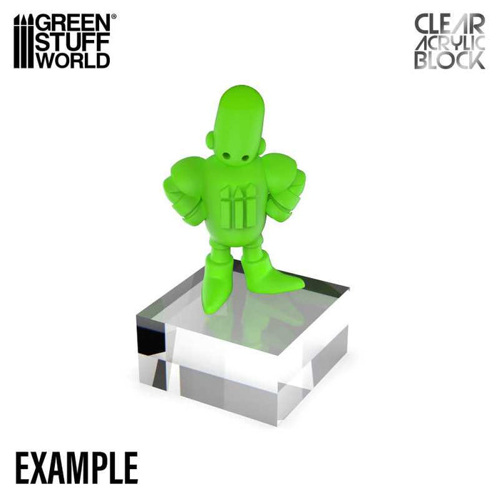 Acrylic Display Block 80x80x30mm