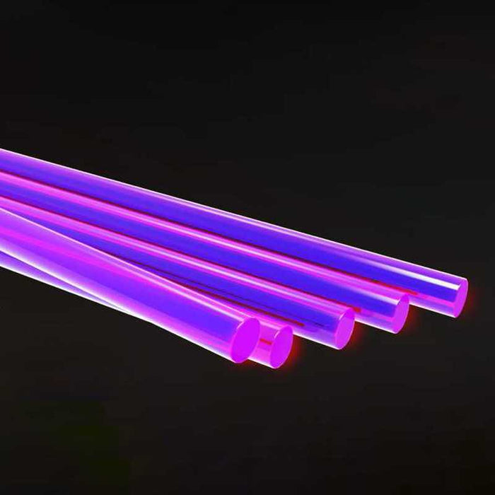 Acrylic Rods - Round 1.6mm Fluor - Purple