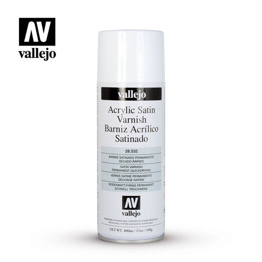 Vallejo Acrylic Satin Varnish Spray