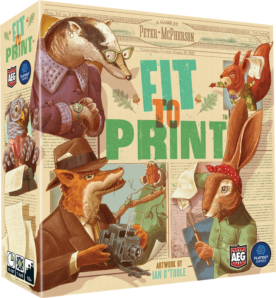 Fit to Print Game Box Cover