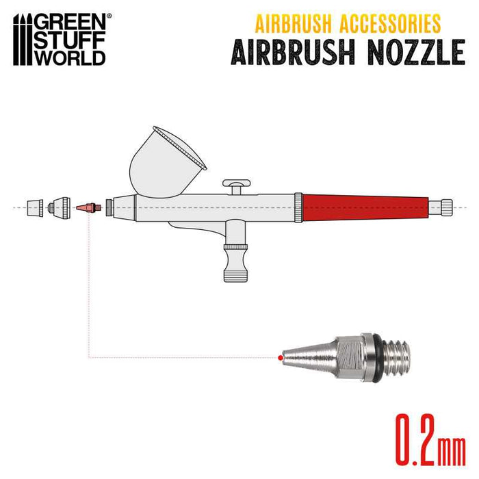 Airbrush Nozzle - 0.2mm