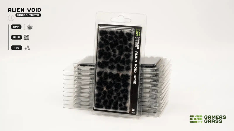 GamersGrass Static Grass Tufts - Alien Void 6mm Wild