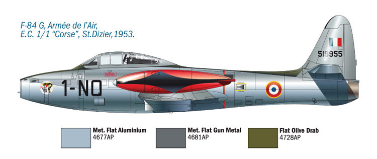 Italeri F-84 E/G Thunderjet (1:72)