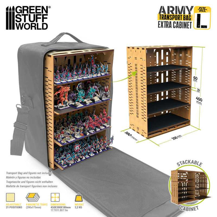 GSW Army Transport Bag - Extra Cabinet - Large