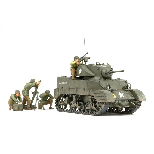 US Light Tank M5A1 with 4 Figures
