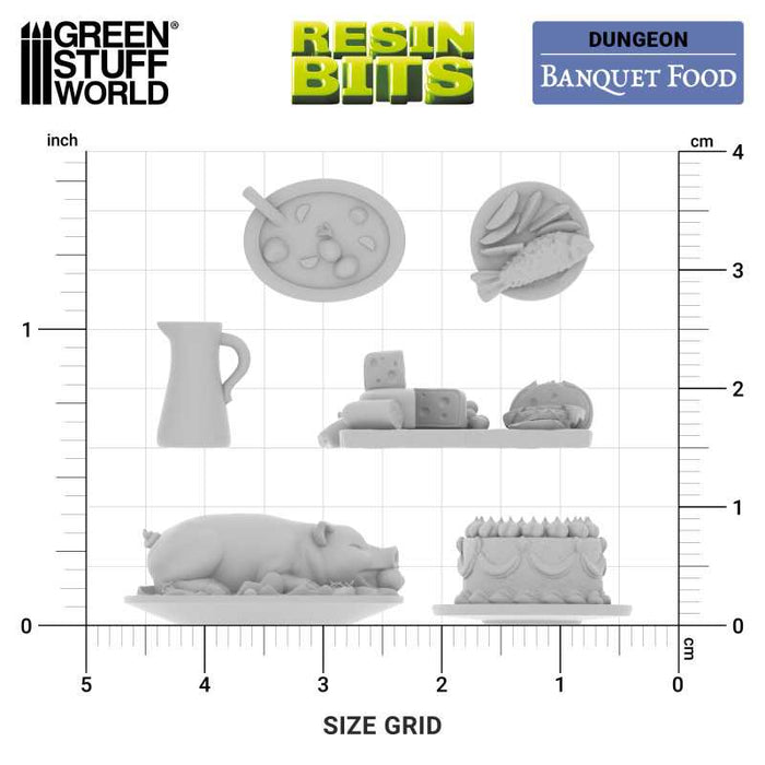 Resin Bits - Banquet Food