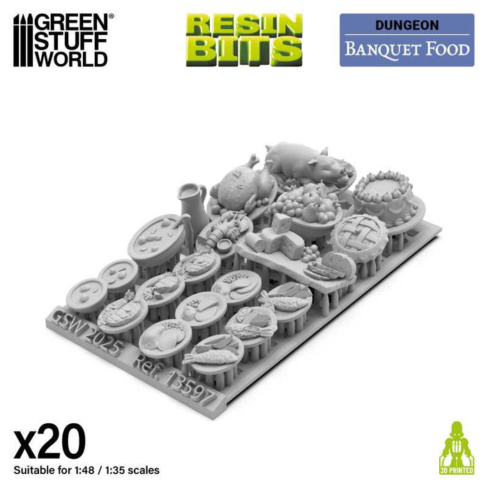 Resin Bits - Banquet Food