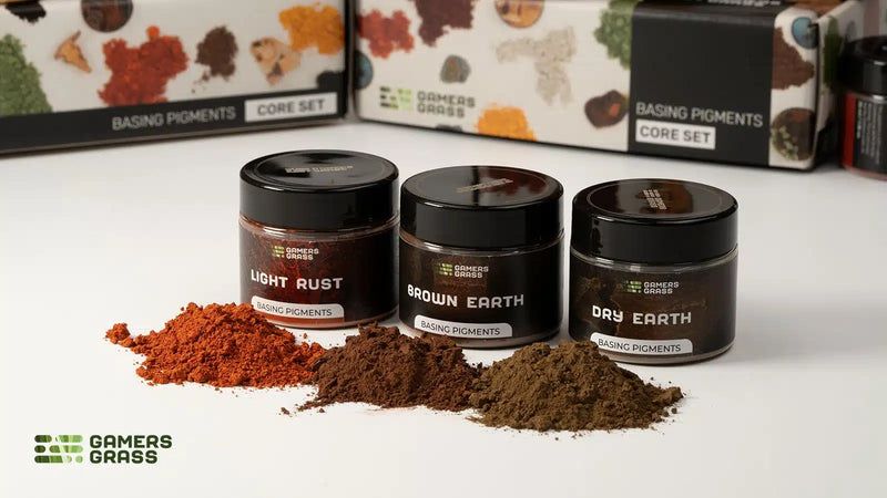 GamersGrass Basing Pigments Core Set