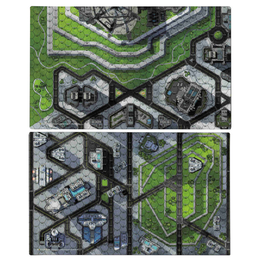 BattleTech: Neoprene Battlemat - City - HPG Engineering (34"x22")