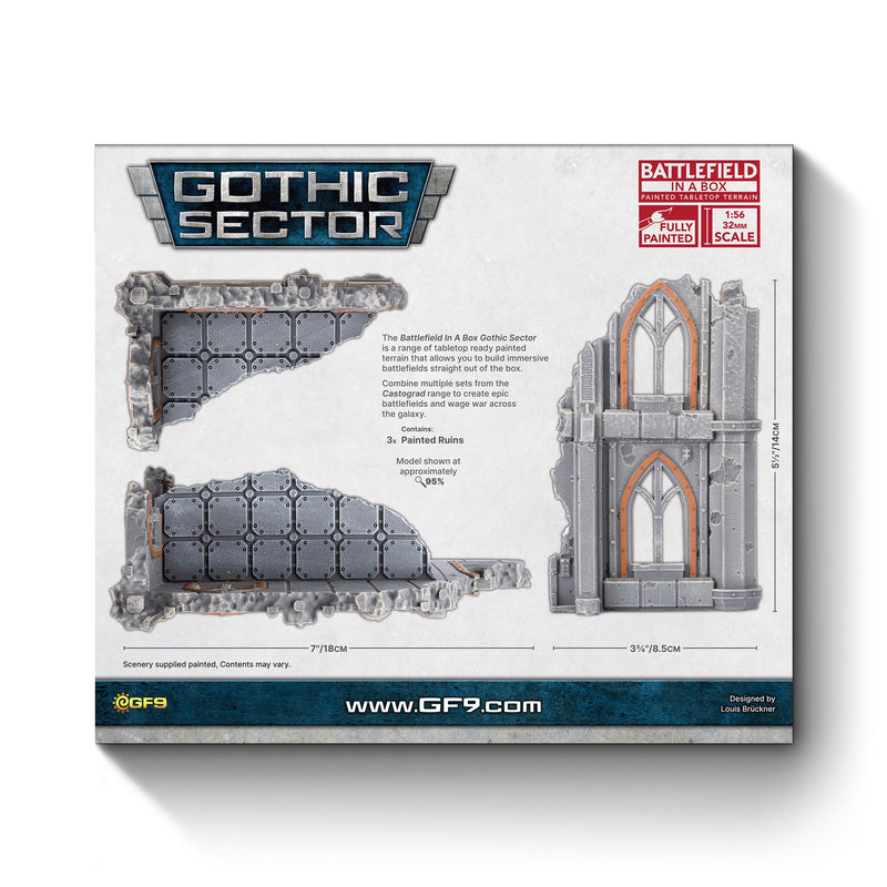 Gothic Sector: Castograd Warehouse Large Ruins