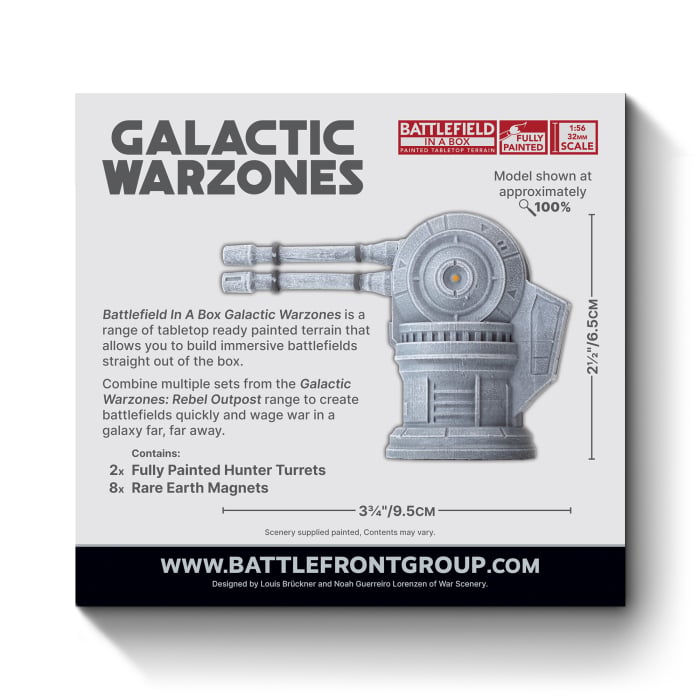 Galactic Warzones: Rebel Outpost - Hunter Turrets x2
