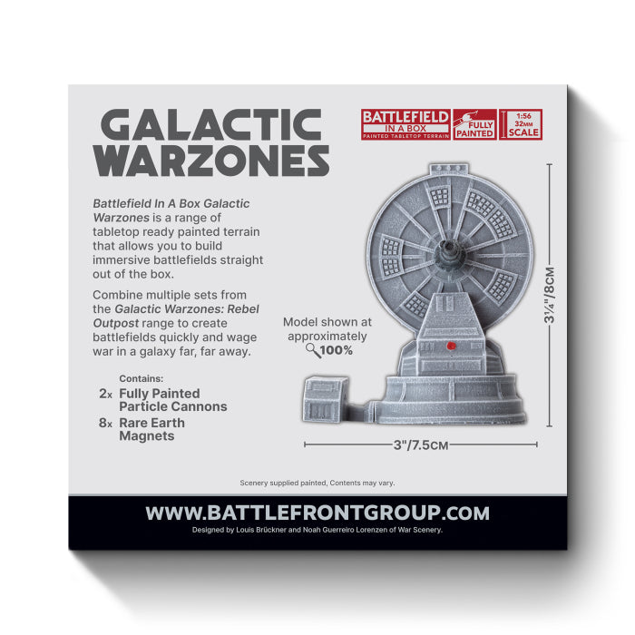 Galactic Warzones: Rebel Outpost - Particle Cannons x2