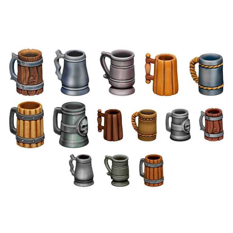 3D Printed Beer Mugs - Tavern